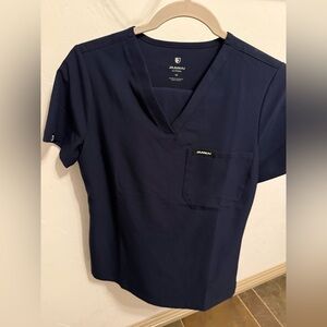Jaanuu ultra lite scrub top size XS navy